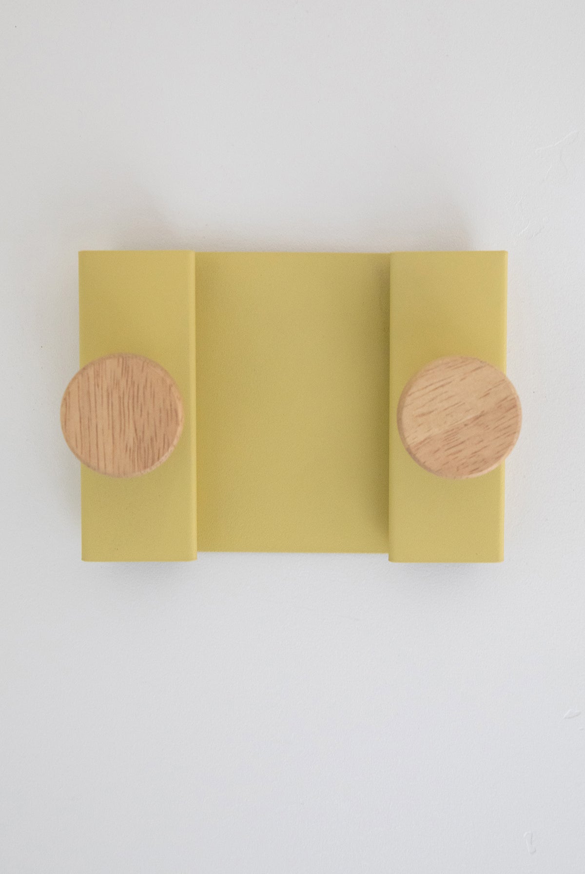 CANAL DOUBLE - Pale Yellow | Wall Hook
