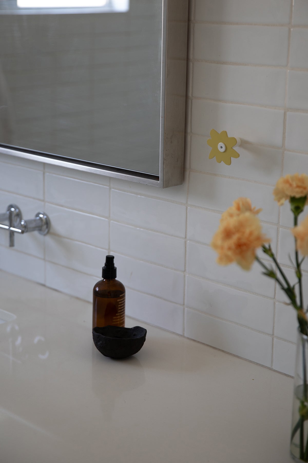 FLEUR - Pale Yellow | Wall Hook