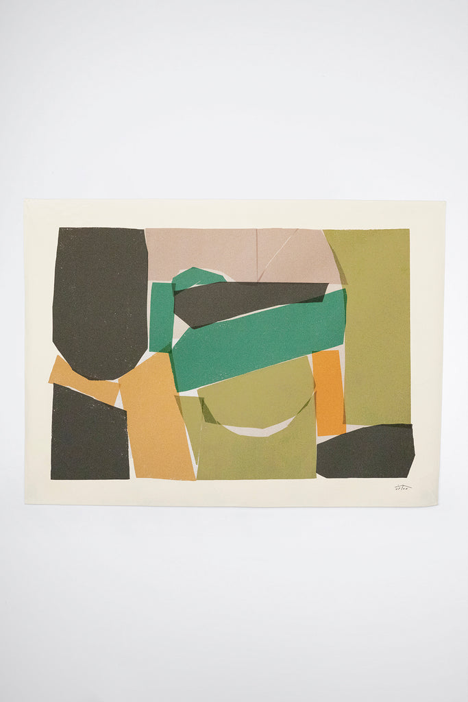 GALLIA - Olive | 48 x 36 | Canvas