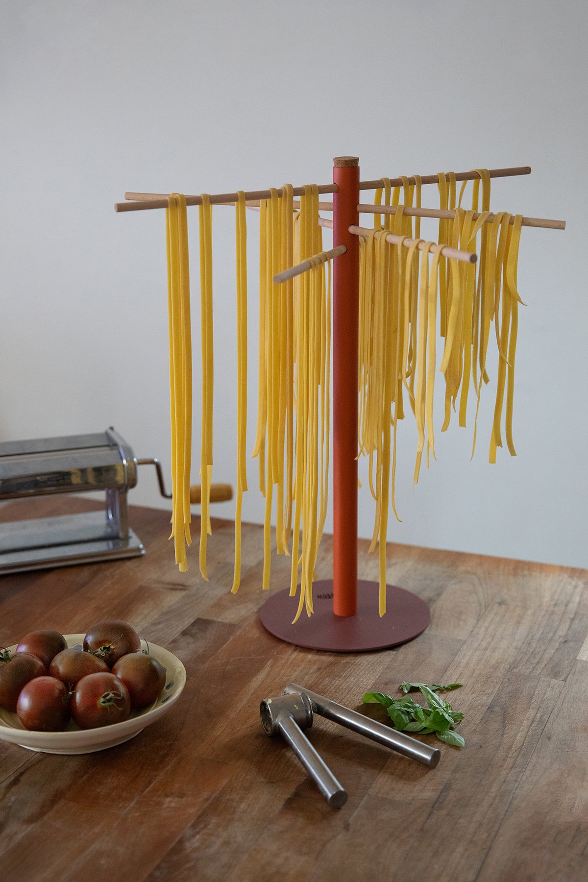 Pasta Drying Rack - Rose/Burnt Orange