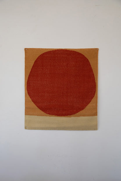 LITHA - Persimmon | 30 x 36 | Woven Art | SAMPLE