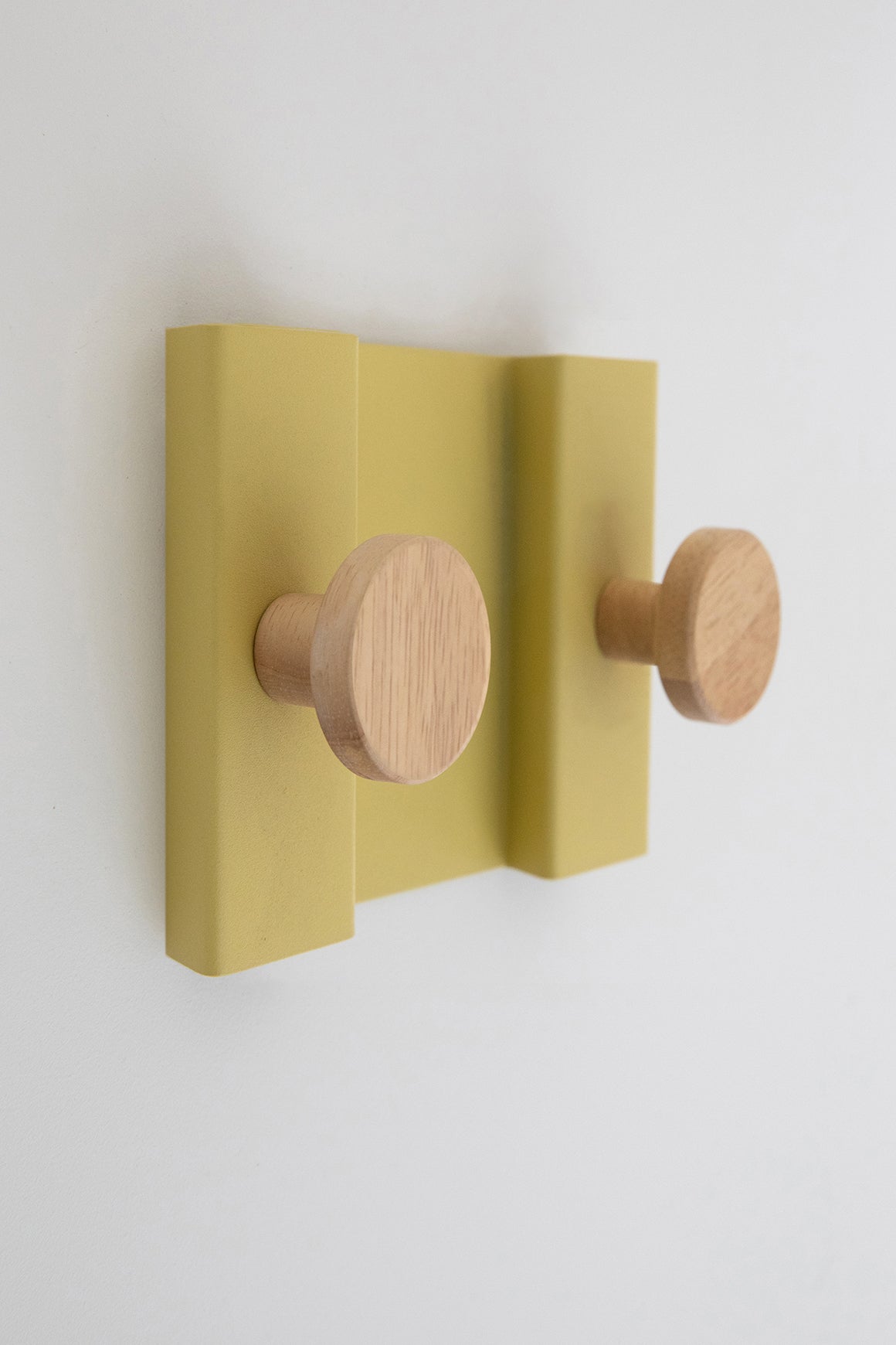 UPTON CANAL DOUBLE - Pale Yellow | Wall Hook
