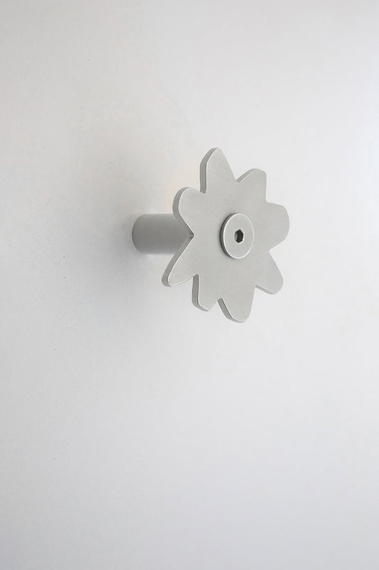 FLEUR - Matte Silver | Wall Hook