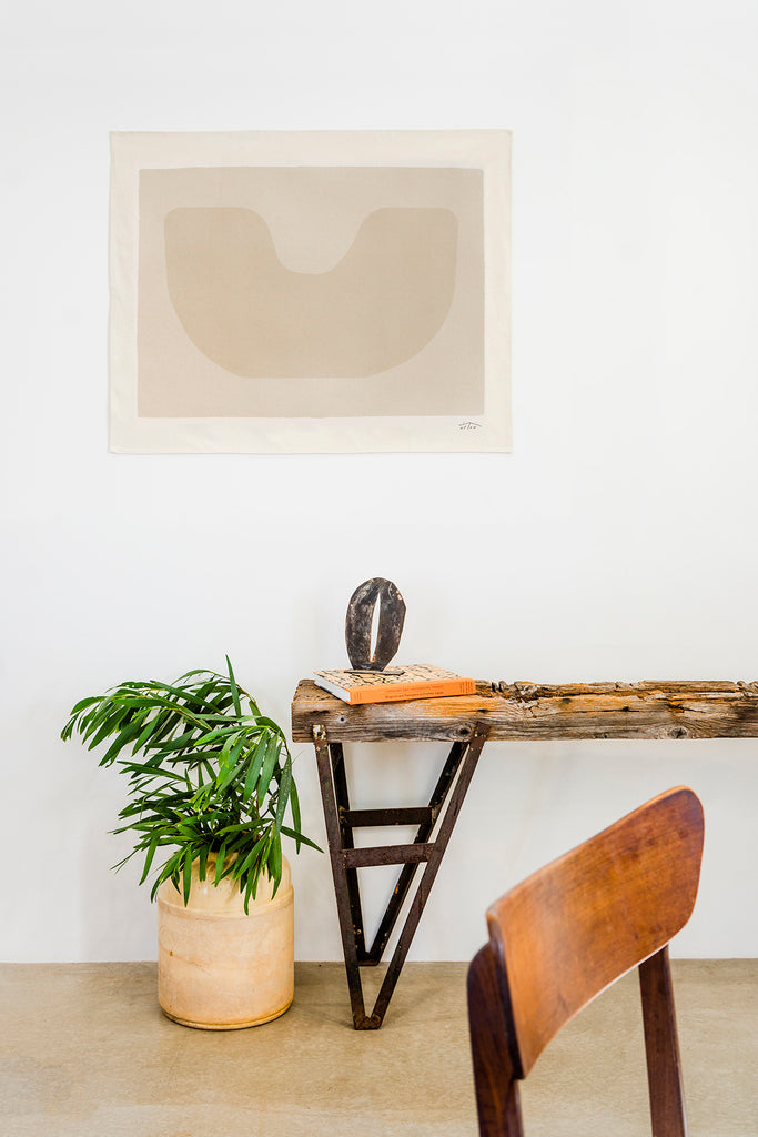 ABRA - Sand | 36 x 27 | Canvas