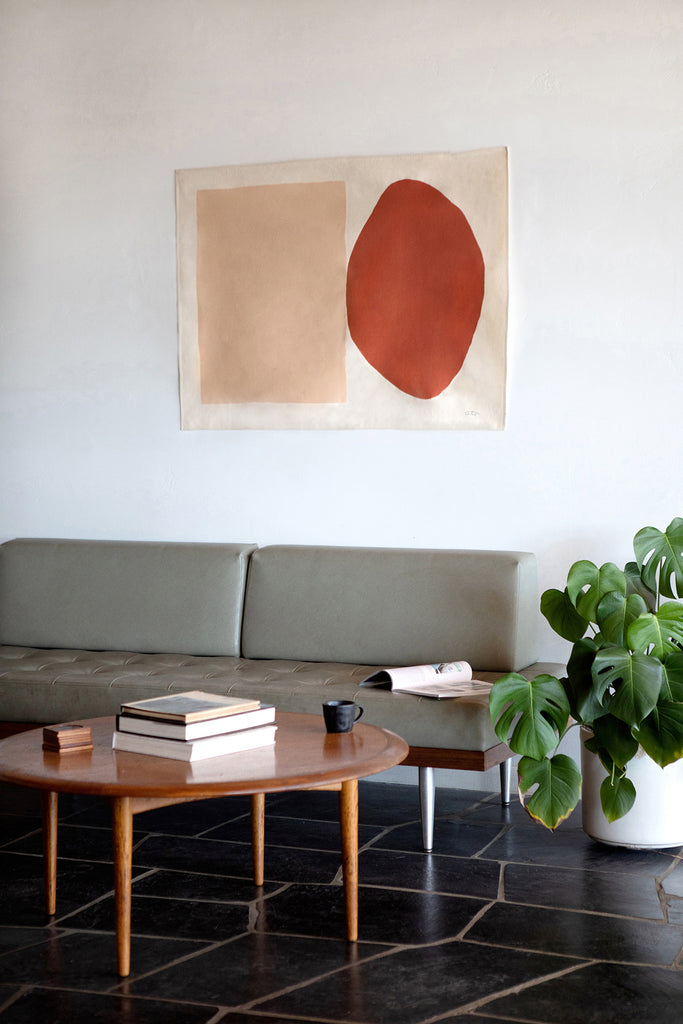 HEMERA - Persimmon | 48 x 36 | Canvas
