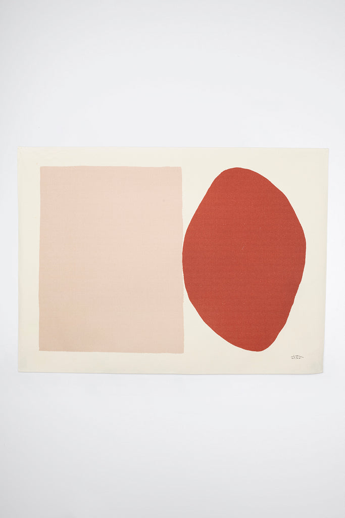 HEMERA - Persimmon | 48 x 36 | Canvas