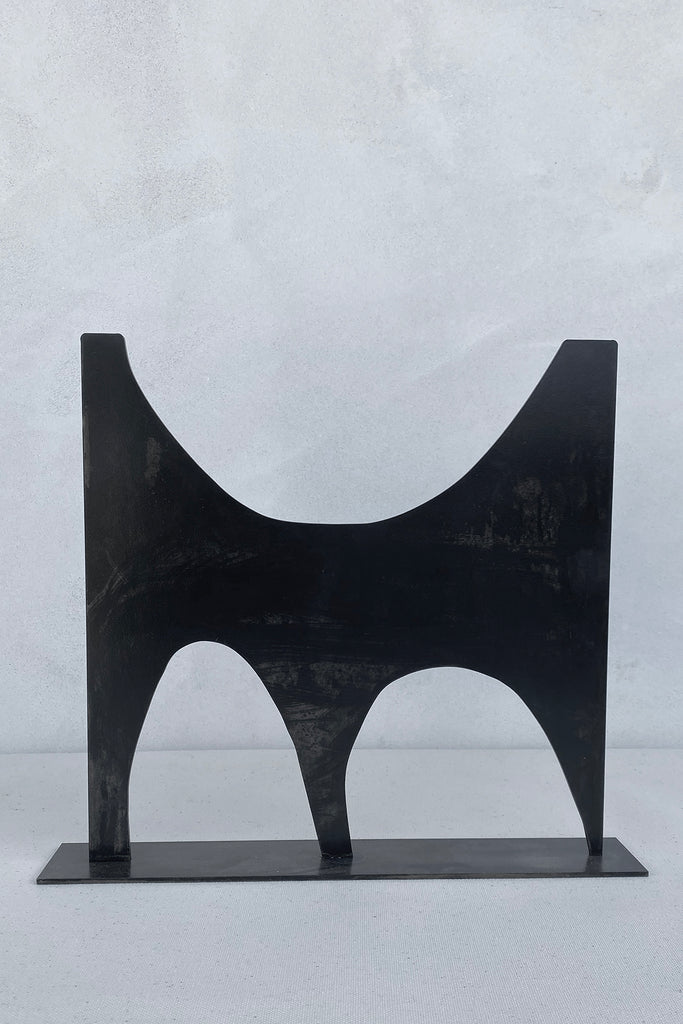 BRITON - Aged Black | Metal Sculpture