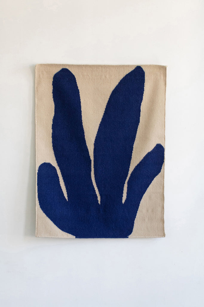 ENSETE - Navy | 30 x 42 | Woven Art