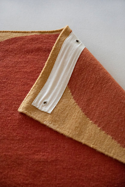LITHA - Persimmon | 30 x 36 | Woven Art | SAMPLE
